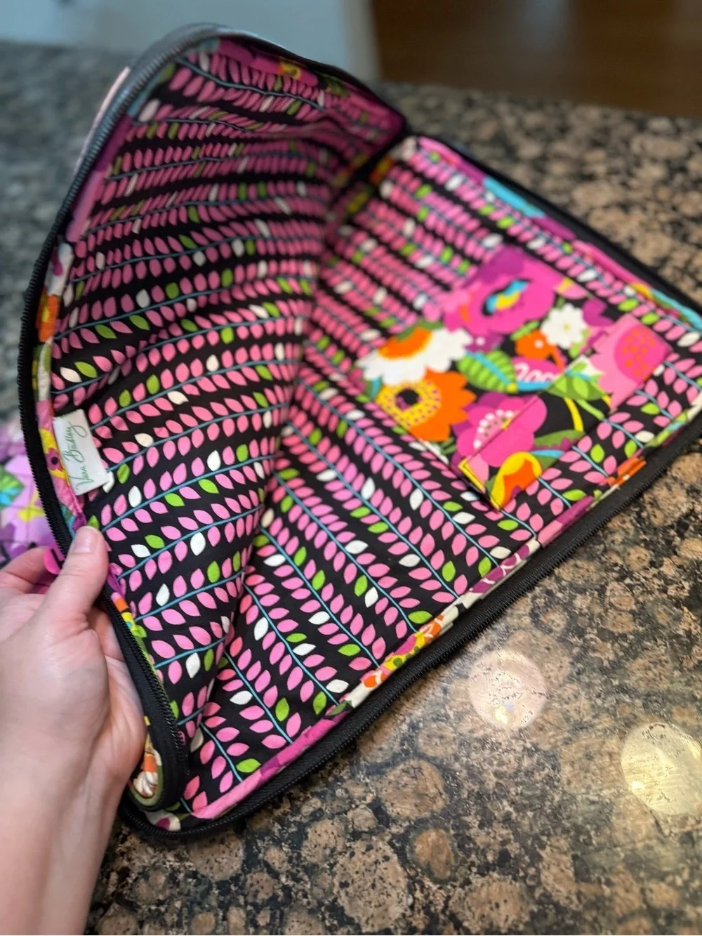Vera Bradley Multicolor Floral Quilted Laptop Sleeve